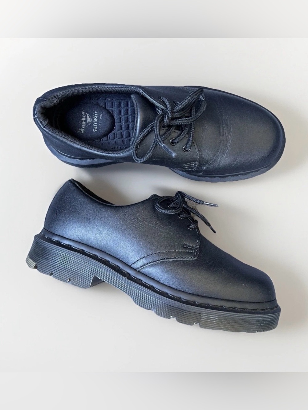 Dr. Martens Men's Sz 5 Shoes 1461 SR Water-Repellent Leather Oxford Black Y2K